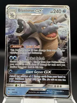 Blastoise GX 35/214 Unbroken Bonds Pokemon Holo Rare NM/M Pack Fresh 🔥 - Image 1