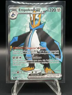 Empoleon ex 114/094 - Full Art Ultra Rare - Pokemon TCG: Phantasmal Flames 2025 - Image 1