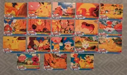Pikachu's Vacation Topps Pokemon Cards Blue And Black Logo (18 Total) - Image 1