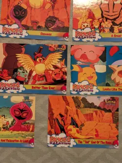 Pikachu's Vacation Topps Pokemon Cards Blue And Black Logo (18 Total) - Image 4