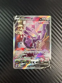 Pokemon TCG Genesect V (Alternate Full Art) 255/264 Swsh08: Fusion Strike - Image 1