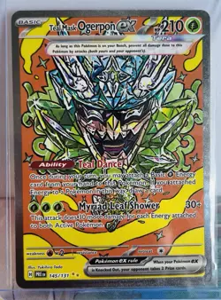 Teal Mask Ogerpon ex SIR 145/131 Prismatic Evolutions Pokemon TCG NM - FRESH - Image 1