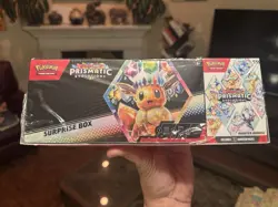 Pokemon Prismatic Evolutions Surprise Box And Booster Bundle Sealed - Image 1