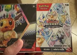 Pokemon Prismatic Evolutions Surprise Box And Booster Bundle Sealed - Image 2