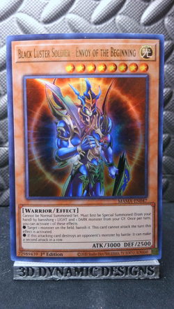 | Yugioh Black Luster Soldier - Envoy of the Beginning MAMA-EN047 1st Ultra NM | - Image 1