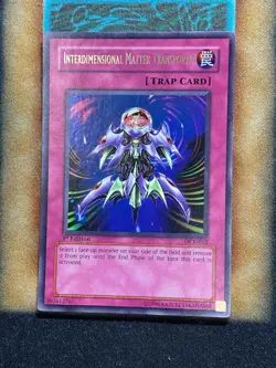 Yugioh Interdimensional Matter Transporter DCR-052 Ultra Rare 1st Ed LP - Image 1