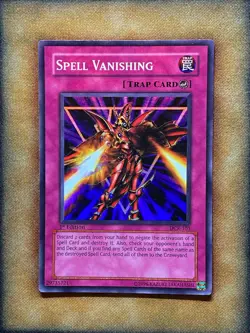 Yugioh Spell Vanishing DCR-101 Super Rare 1st Ed MP - Image 1