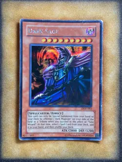 Yugioh Dark Sage DOD-002 Parallel Secret Rare HP - Image 1