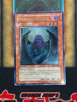 Yugioh Memory Crusher SOI-EN029 Ultimate Rare 1st Ed MP - Image 1