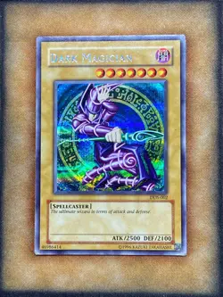 Yugioh Dark Magician DDS-002 Parallel Secret Rare Promo MP (#2) - Image 1