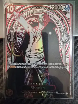 Shanks - OP09-004 (SP) (Silver) OP09-004 Carrying On His Will Foil - Image 1