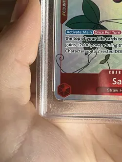 One Piece Sanji 2023 Gift Collection Promo OP01-013, Gem Mint PSA 10 - Image 3