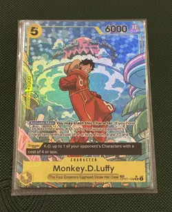 One Piece Monkey.D.Luffy (TR) OP07-109 Two Legends Foil Treasure Rare TR NM - Image 1