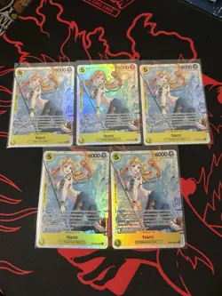 5X Nami EB03-053 Extra Booster: One Piece Heroines Edition SR Playset - Image 1
