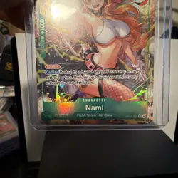 Nami - OP14-031 - The Azure Sea’s Seven (OP14) - English (Alternate Art) - MINT - Image 3