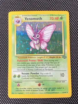Venomoth Holo - Jungle Set 13/64 - Vintage WOTC Pokemon Card - Image 1