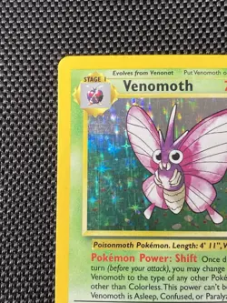 Venomoth Holo - Jungle Set 13/64 - Vintage WOTC Pokemon Card - Image 3