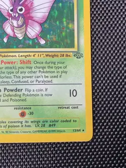 Venomoth Holo - Jungle Set 13/64 - Vintage WOTC Pokemon Card - Image 5
