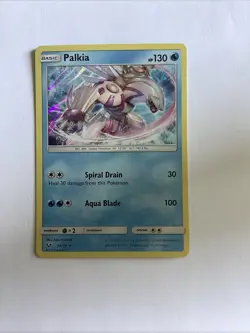 Pokemon Palkia Card 24/73 Holo Rare Shining Legends Series - Image 1