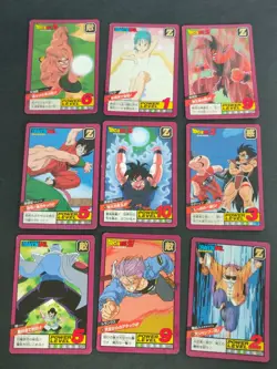 MP Dragon Ball Super Battle Carddass Bulk Lot Cards Bandai 1992 Vintage fym3-54 - Image 2