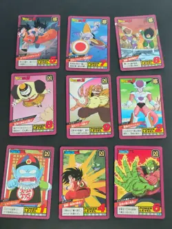 MP Dragon Ball Super Battle Carddass Bulk Lot Cards Bandai 1992 Vintage fym3-54 - Image 3