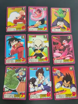 MP Dragon Ball Super Battle Carddass Bulk Lot Cards Bandai 1992 Vintage fym3-54 - Image 4