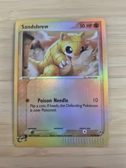 Pokemon TCG Sandshrew Sandstorm Reverse Holo Card 75/100 - Image 1