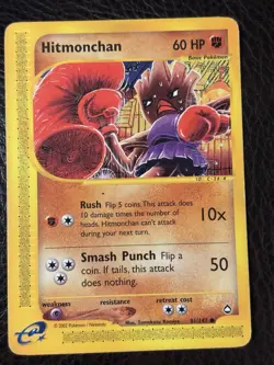 Pokemon TCG Aquapolis Hitmonchan Regular Card #81/147 - Image 1