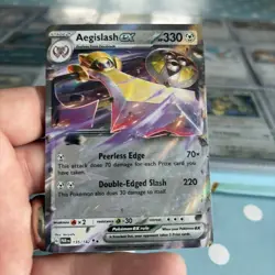 Aegislash EX 135/182 Sv04: Paradox Rift Holo Pokemon Card TCG - Image 1