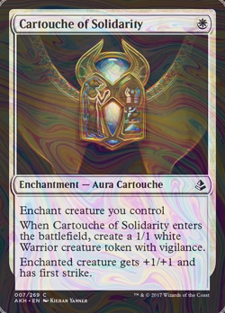 Foil Cartouche of Solidarity - Amonkhet | MTG Card - Image 1