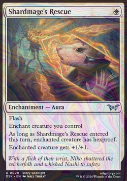 Foil Shardmage's Rescue - DSK - 29 | MTG Card - Image 3