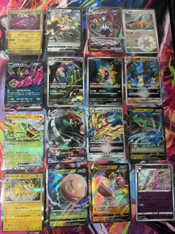 Pokemon 16 Card Lot nm V Max Mega Amazing Ex HOLO Rare Hits Only F86 - Image 1