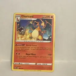 Pokemon Charizard 170 HP 003/189 Sword & Shield Stage 2 Rare Regular Card - Image 1