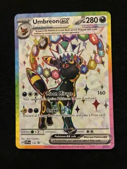 Umbreon EX SVP 176 SV Scarlet & Violet Promo Card Holo - Image 1