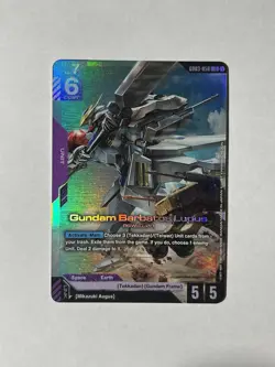 Gundam Barbatos Lupus LR Gd03-050 Gundam Card Game Steel Requiem - Image 1
