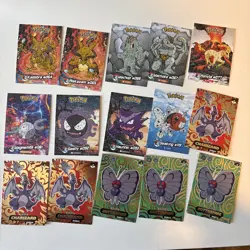 Massive Lot 60+ Cards Stained Glass Crystal Kanto Pokemon Cards Holos Hits Etc. - Image 4