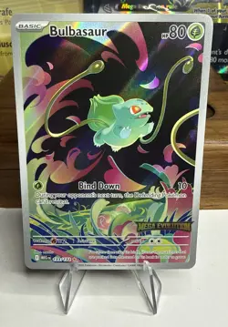 Bulbasaur - (Mega Evolution Stamped) 133/132 Miscellaneous Cards & Products Holo - Image 1
