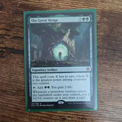 MTG The Great Henge Throne of Eldraine Regular NM - Image 1