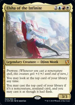 x1 Elsha of the Infinite - Foil M MTG Commander 2019 M/NM, English - Image 1