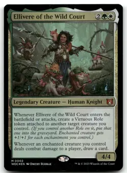 Ellivere of the Wild Court 0002 Foil Commander NM Magic The Gathering - Image 1