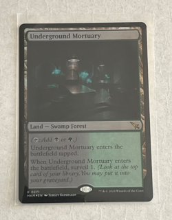 MTG Underground Mortuary - Foil - Murders at Karlov Manor - #271 - Image 1