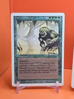 🟢🟢🟢 (4) 1994 MAGIC The Gathering FORCE OF NATURE REVISED 3RD EDITION PLAYED - Image 2