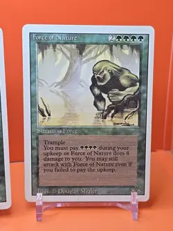 🟢🟢🟢 (4) 1994 MAGIC The Gathering FORCE OF NATURE REVISED 3RD EDITION PLAYED - Image 5