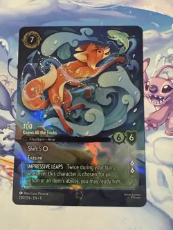 - Lorcana - Tod - Knows All The Tricks - Winterspell - Enchanted - 230/204 - - Image 1