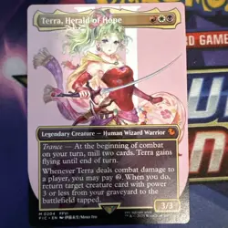 MTG Terra, Herald of Hope - Borderless, NM-Mint, English Commander: Final Fantas - Image 1