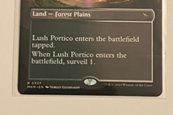 MTG Lush Portico - Borderless - Murders at Karlov Manor - #327 - Image 3