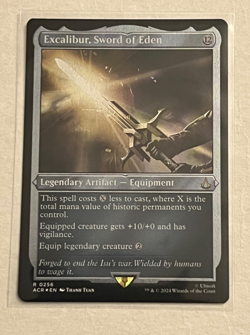 MTG Excalibur Sword of Eden - Foil Etched - Assassin's Creed - #256 - Image 1
