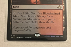 MTG Bloodstained Mire - Foil - Modern Horizons 3 - #216 - Image 3