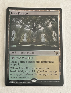 MTG Lush Portico - Foil - Murders at Karlov Manor - #263 - Image 1
