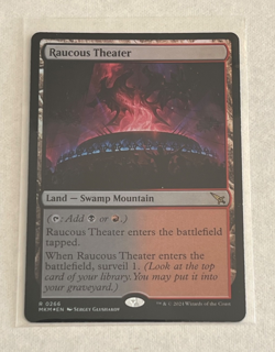 MTG Raucous Theater - Foil - Murders at Karlov Manor - #266 - Image 1